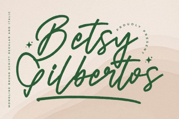 Betsy Gilbertos: A Handwritten Font for Web Design and Digital Branding