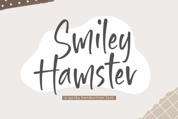 Crafting with Smiley Hamster: A Handwritten Font for Makers and Small Shops