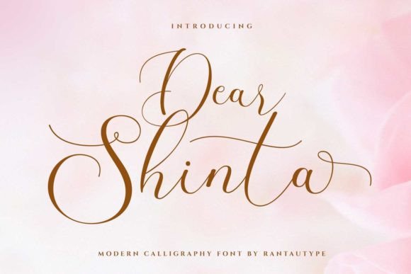 Dear Shinta: A Script Font That Lifts Campaign Visuals