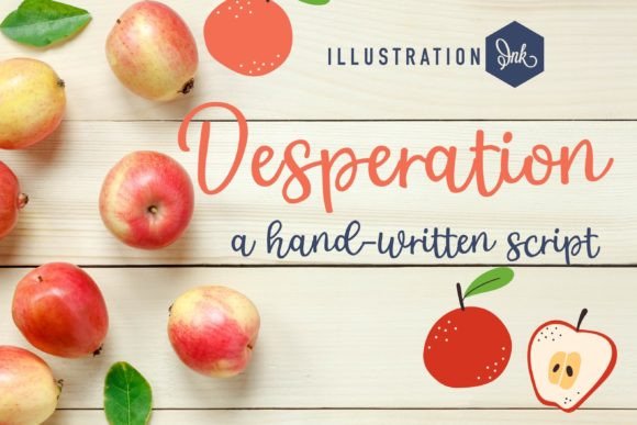 Desperation Font: Handwritten Charm for Makers and Web Designers