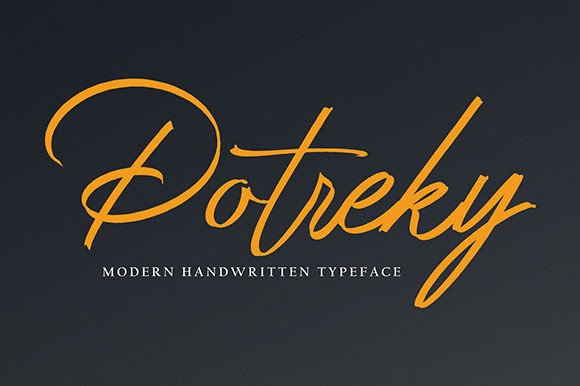 Elevate Your Campaigns with Potreky: A Script Font Built for Digital Impact