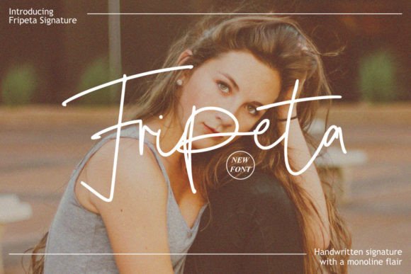 Fripeta: A Signature Script Font for Editorial Design