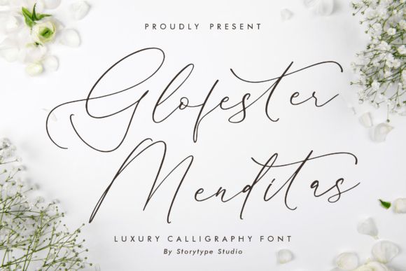 Glofester Menditas: A Handwritten Font for Modern Web Design