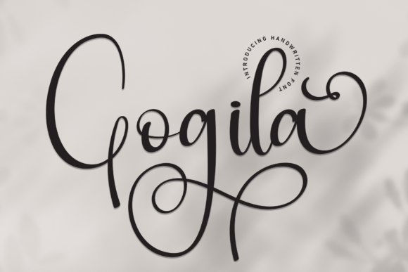 Gogila: A Handwritten Font for Warm Editorial Design