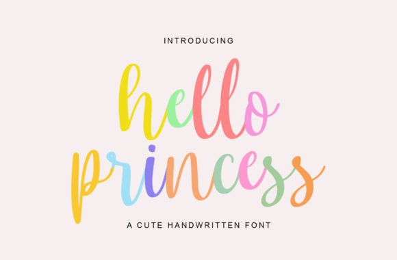 Hello Princess: A Script Font for Editorial Elegance