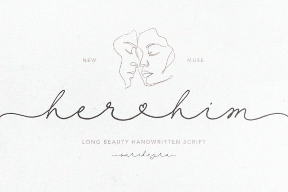 Her Him Font: A Script That Makes Campaign Visuals Clearer