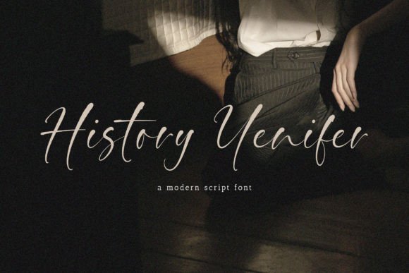 History Yenifer Brings Elegant Script to Editorial Design