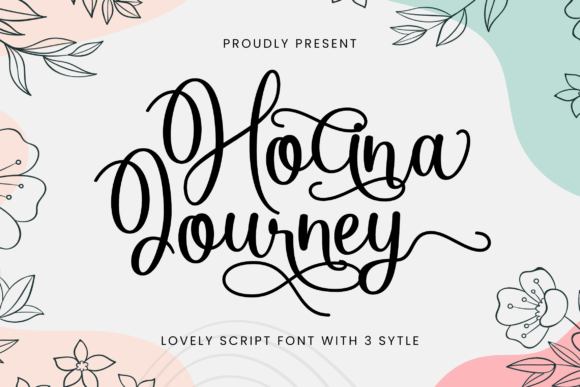 Holina Journey: A Handwritten Typeface for Digital Brand Storytelling