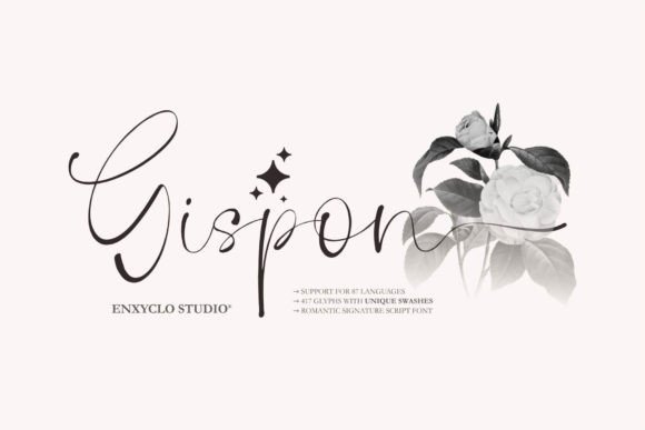 How Gispon Script Font Brought My Bakery’s Brand to Life