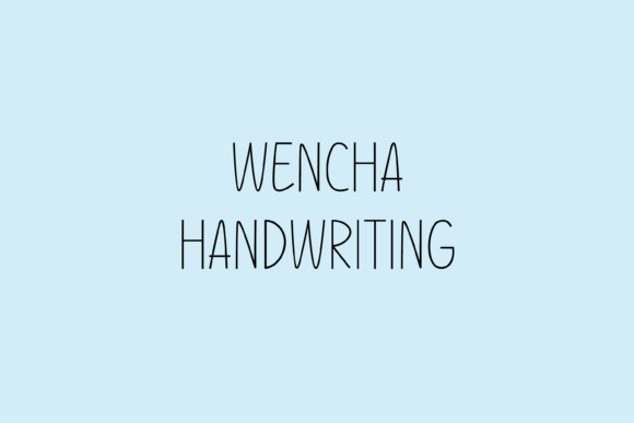 How the Wencha Handwritten Font Gives Small Brands a Warm, Polished Look