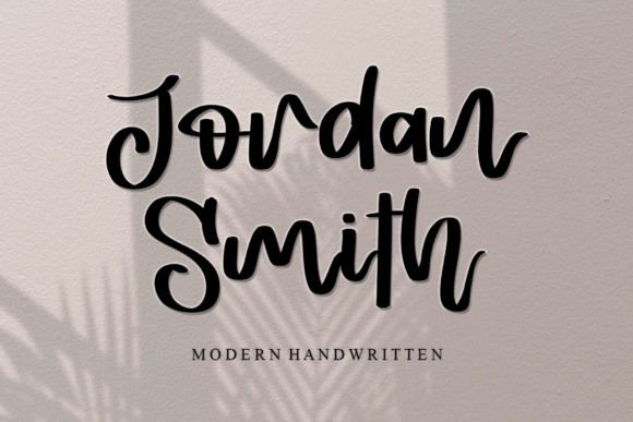 Jordan Smith: A Handwritten Font for Handmade Sellers