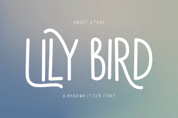 Lily Bird Font: A Handwritten Typeface for Small Business Branding