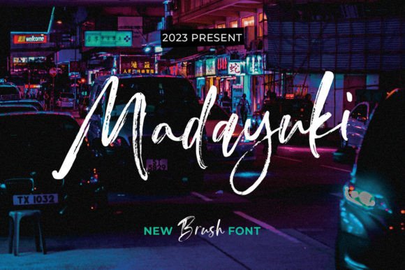 Madayuki Typeface: An Elegant Script Font for Modern Branding