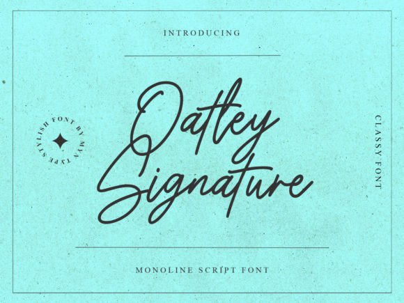 Oatley Signature: A Designer’s Honest Take on a Modern Script Typeface