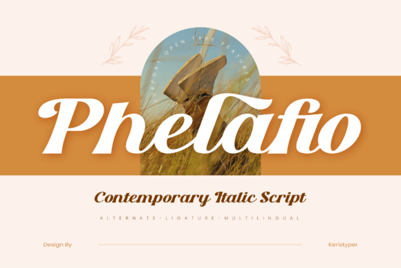 Phelafio: The Script Font That Brings Elegance to Editorial Design