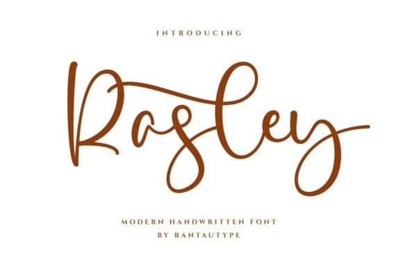 Rasley Script: The Elegant Typeface for Handmade Products