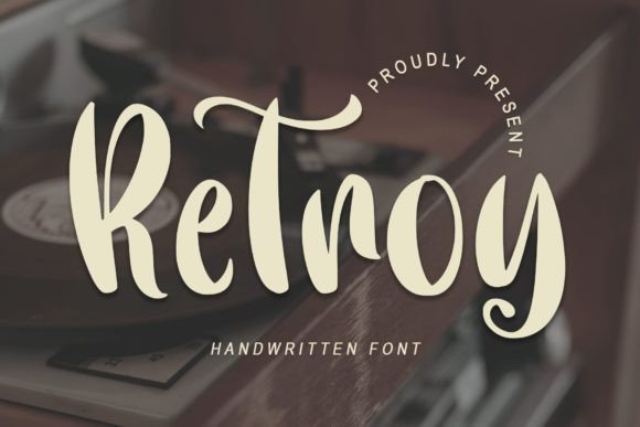 Retroy Font Brings Handwritten Charm to Your Handmade Products