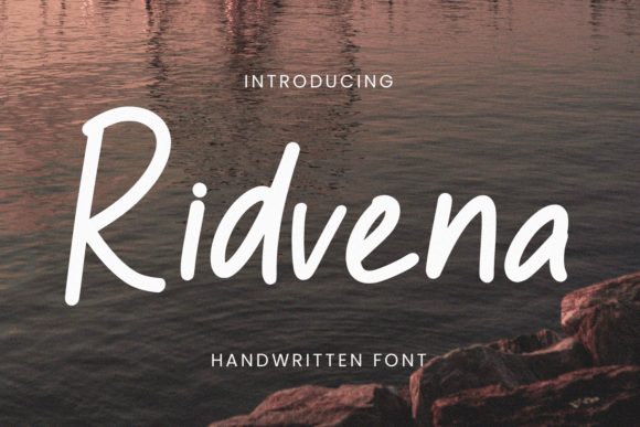 Ridvena: A Handwritten Font for Editorial Design