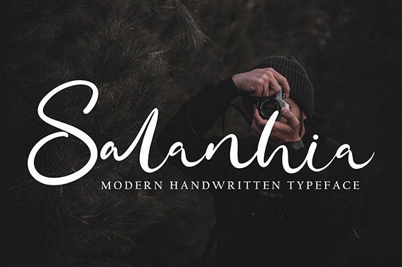 Salanhia: A Handwritten Script Font for Real Campaigns