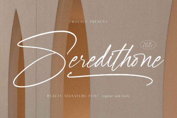 Seredithone: A Delicate Script Font for Elegant Branding