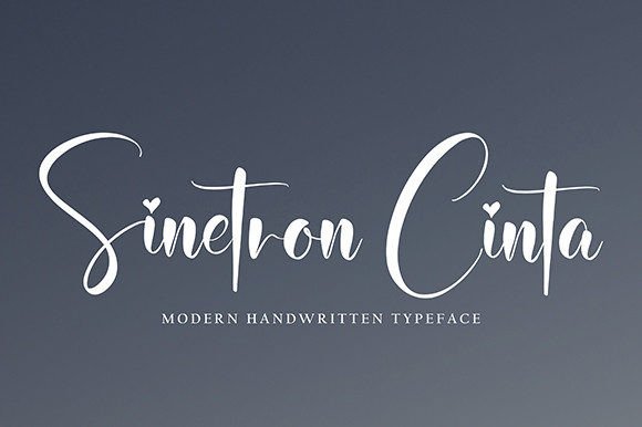 Sinetron Cinta: A Script Font That Brings Romance to Campaign Visuals