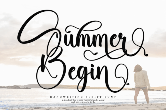 Summer Begin Font: A Handwritten Typeface for Digital Branding