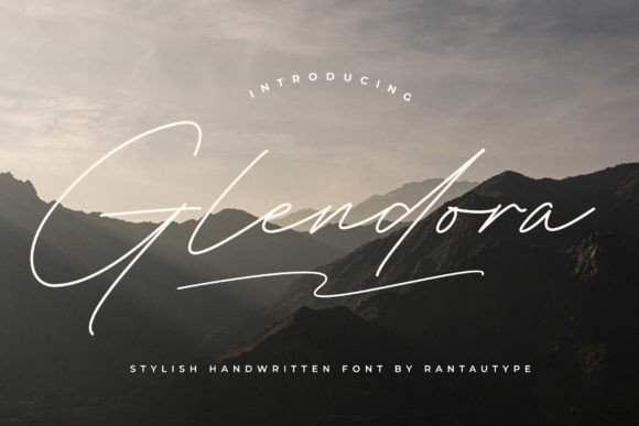 Testing Glendora Font for a Boutique Brand Refresh