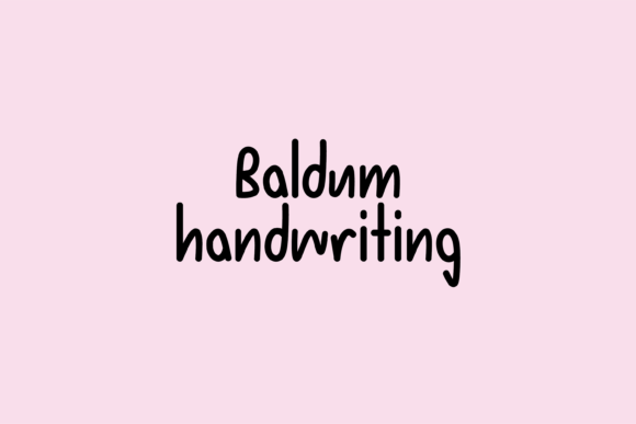 Why Baldum Is the Friendly Handwritten Font Your Brand Needs